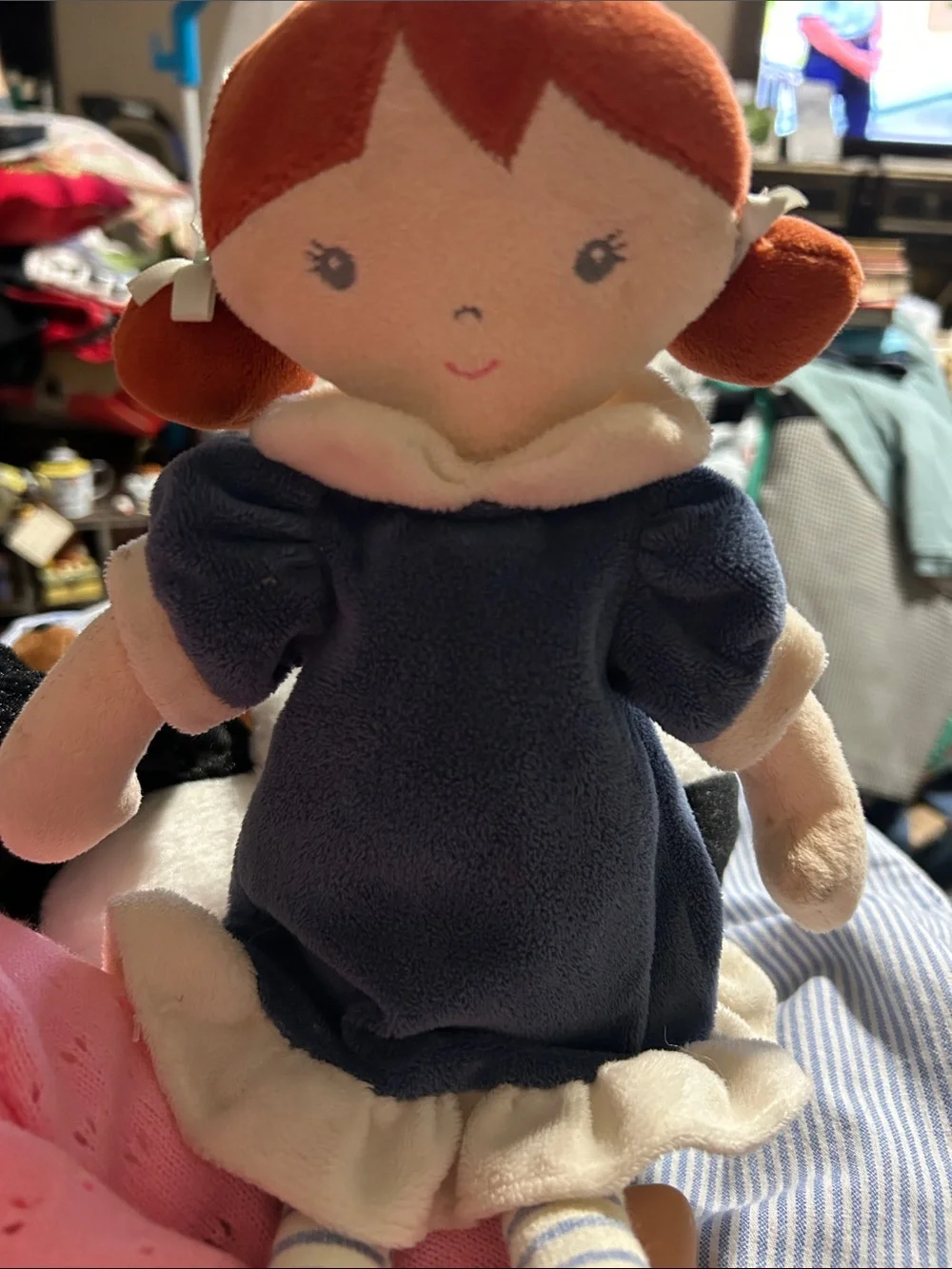 Maison Chic 14.5” Soft Plus red haired doll skinny legs